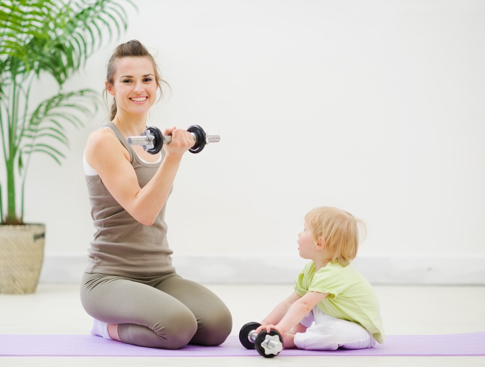 Бебі-фітнес або вправи для мами і малюка